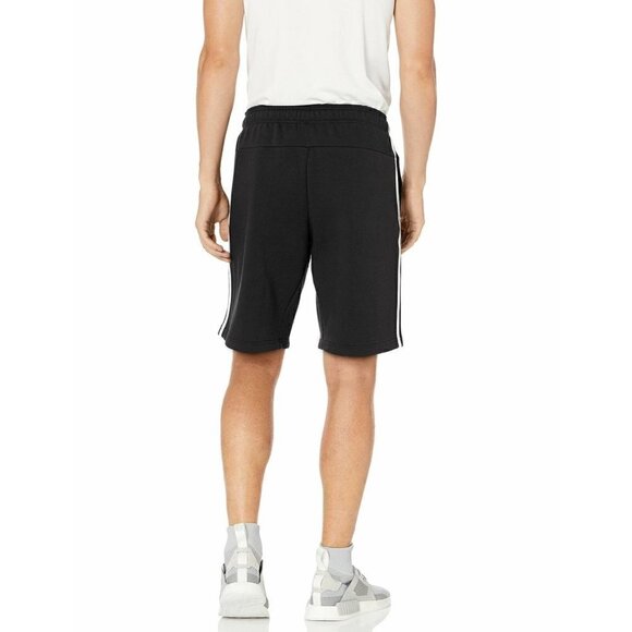 adidas Men's Essentials 3-Stripes Fleece Shorts, Small - Picture 3 of 4